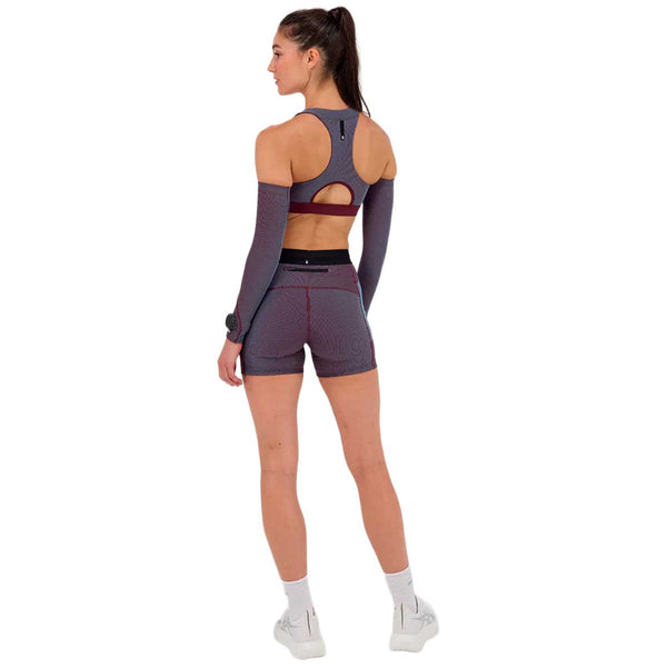 Top Deportivo Bandit Striped Cadence a Rayas Fig Mujer