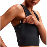 Race Crop Bandit Vanisher™ V-Neck Anthracite Mujer