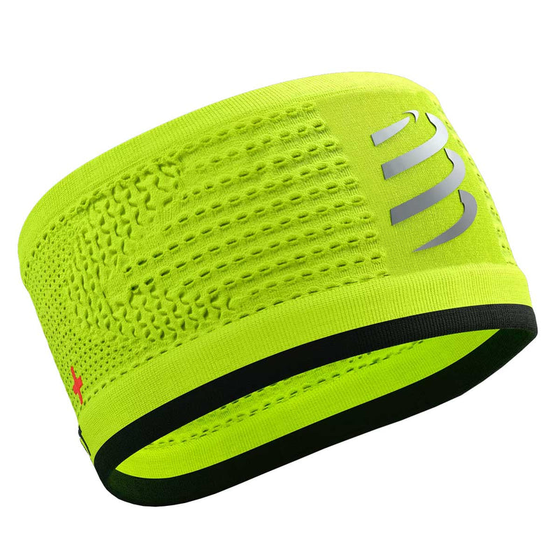 Banda Deportiva Compressport Headband On/Off Flash Fluo Yellow