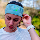 Banda Deportiva Compressport Headband On/Off Ether Unisex
