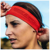 Banda Compressport Thin Headband On/Off Red White