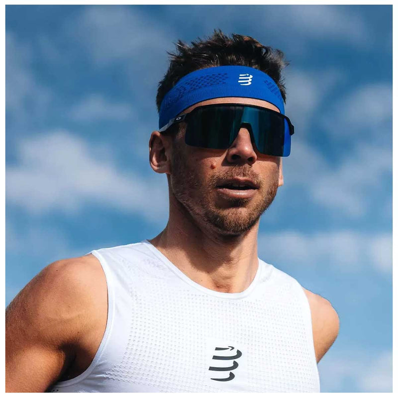 Banda Compressport Thin Headband On/Off Dazz Blue