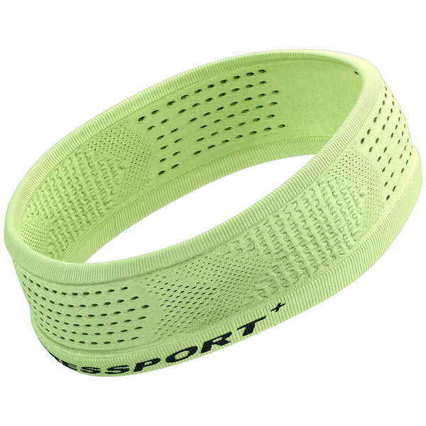 Banda Compressport Thin Headband On/Off Shadow Lime