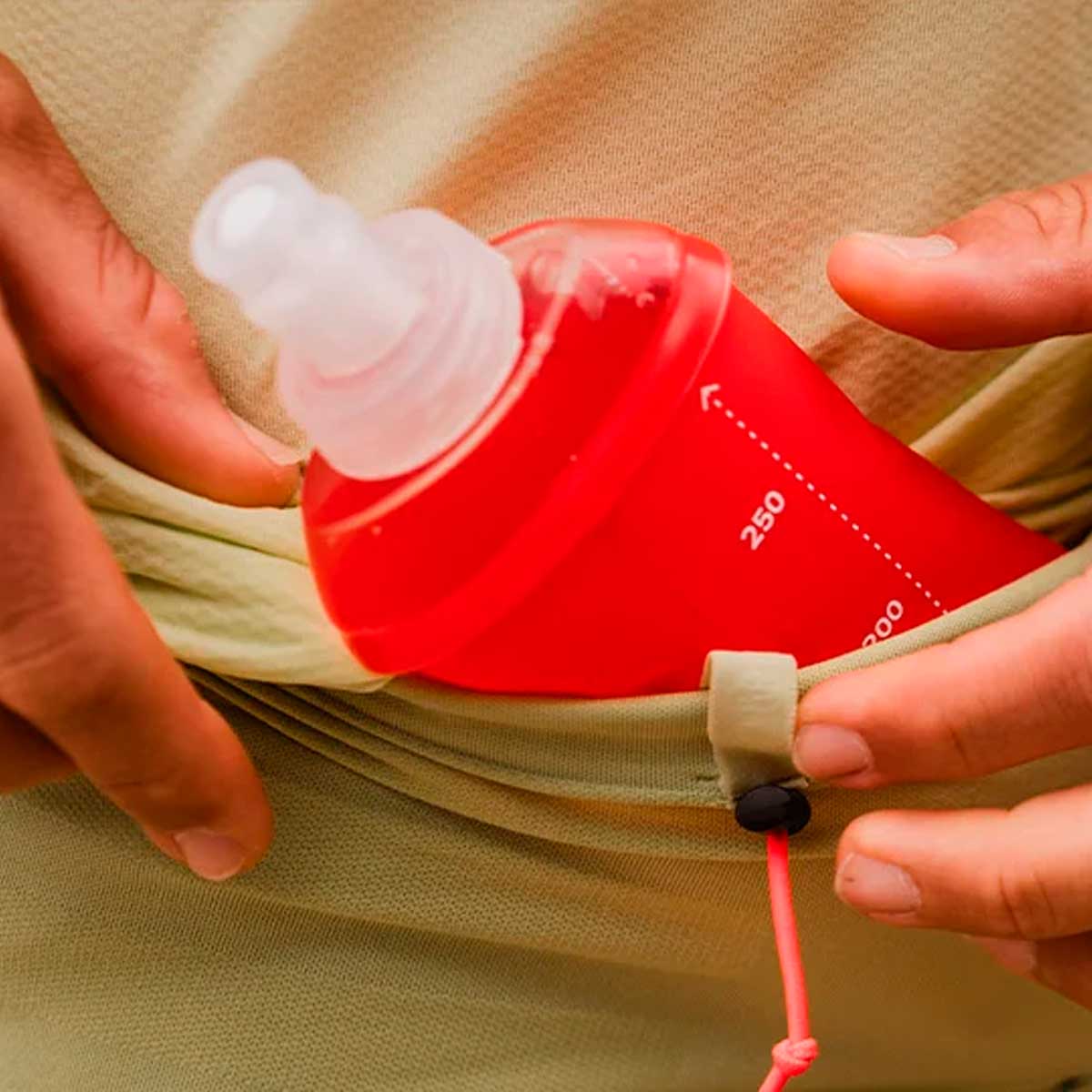 Botella Blanda Compressport Ergoflask 300Ml Red