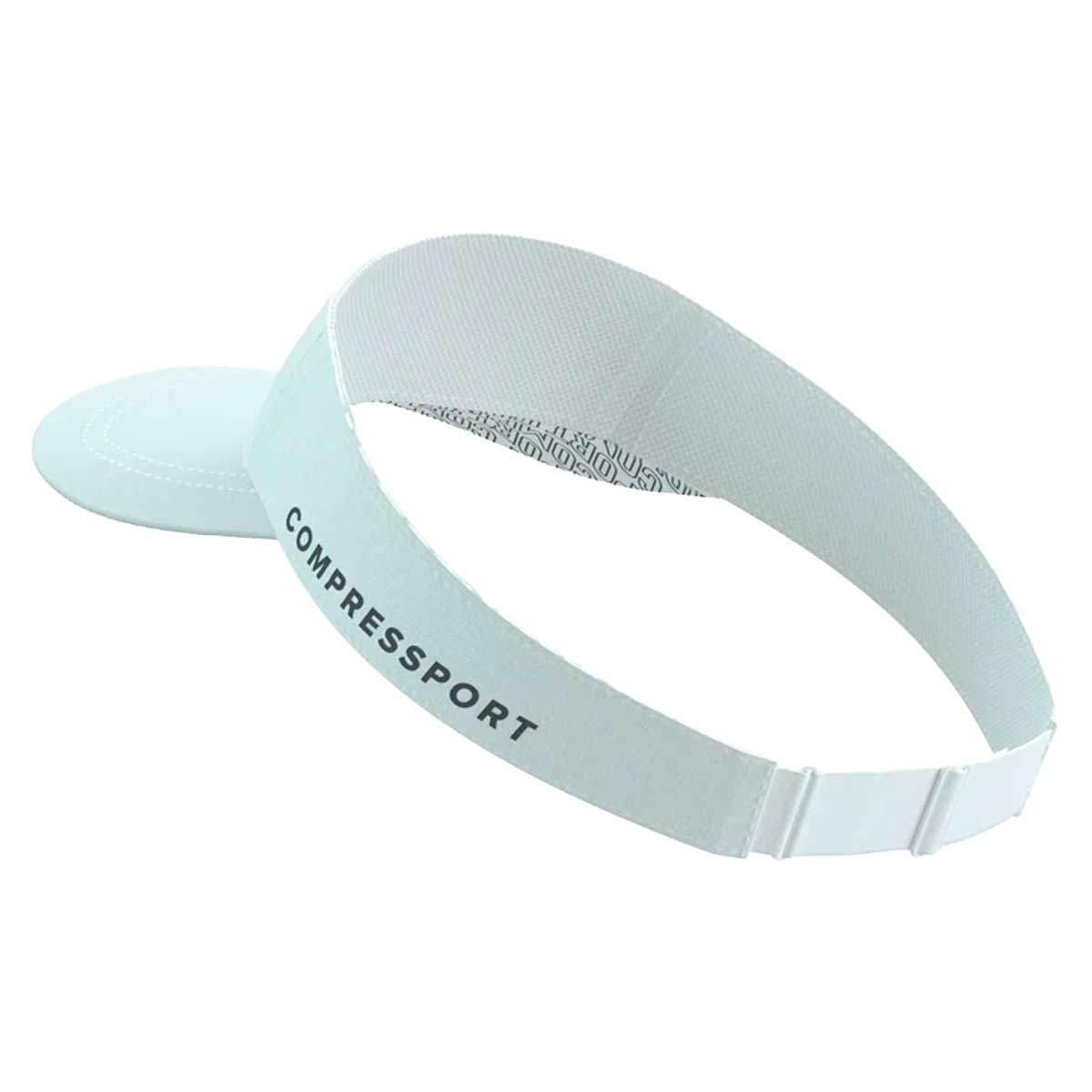 Visera Deportiva Compressport ULTRALIGHT Blanco Negro Unisex