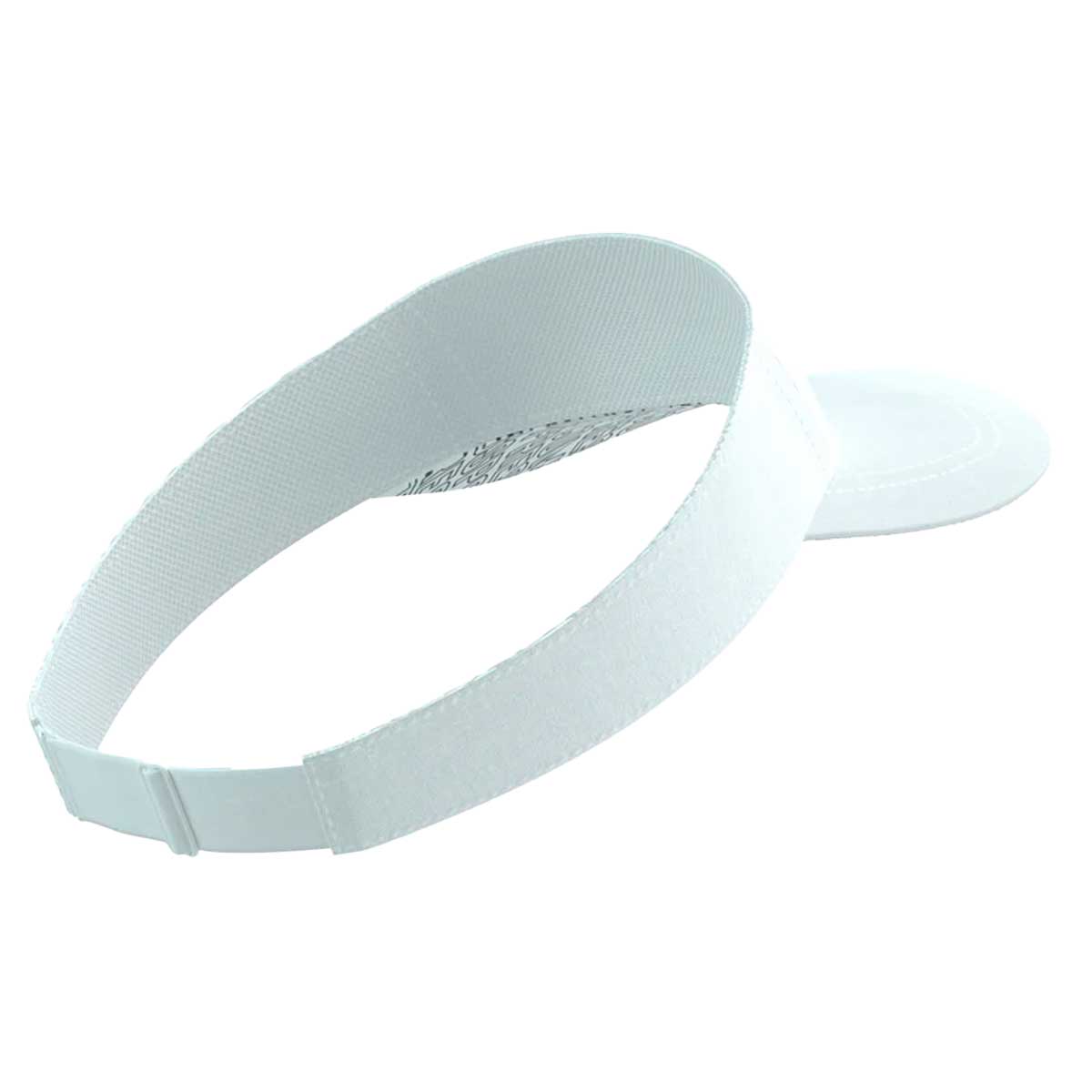 Visera Deportiva Compressport ULTRALIGHT Blanco Negro Unisex