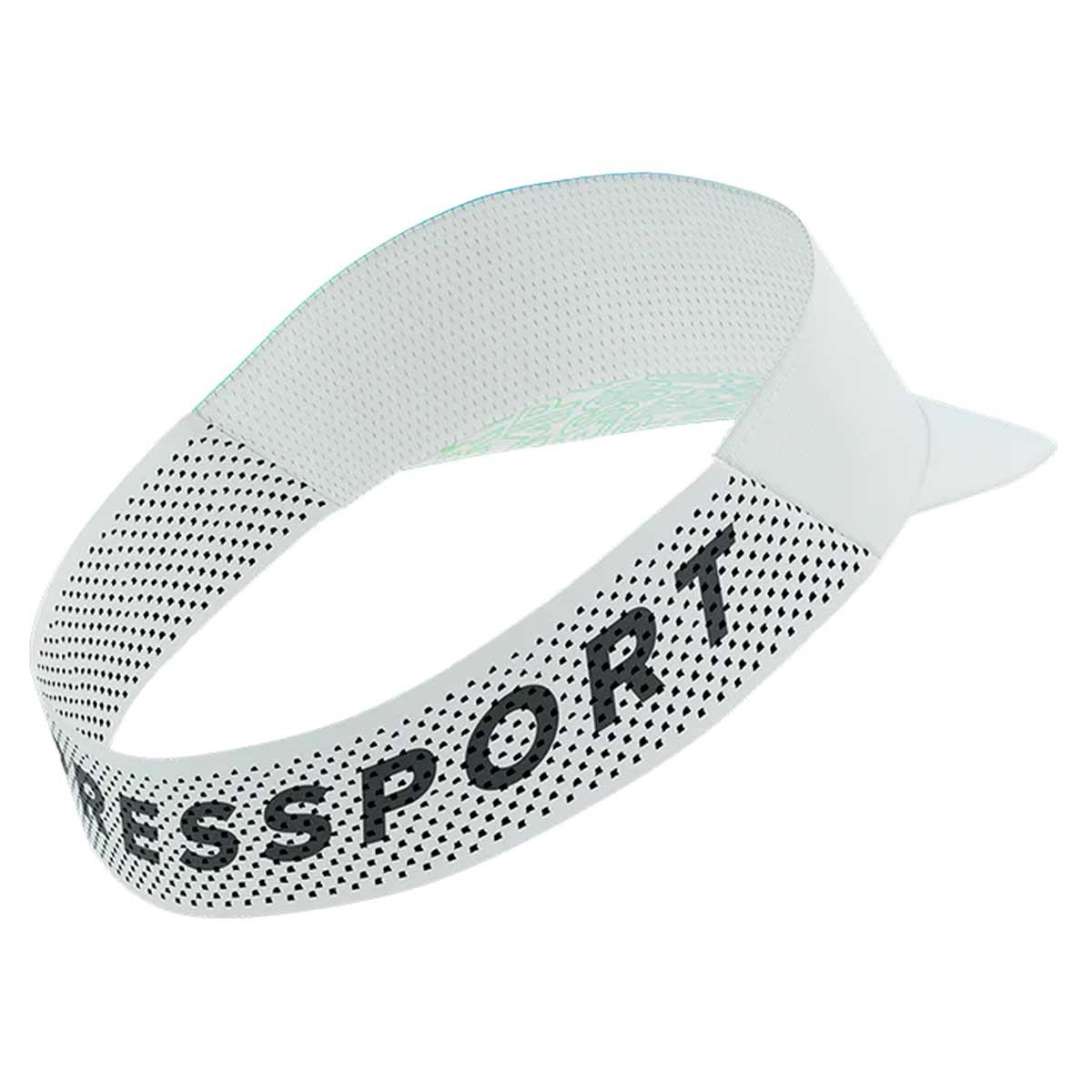 Visera Deportiva Compressport Pro Racing Blanco Multi Unisex