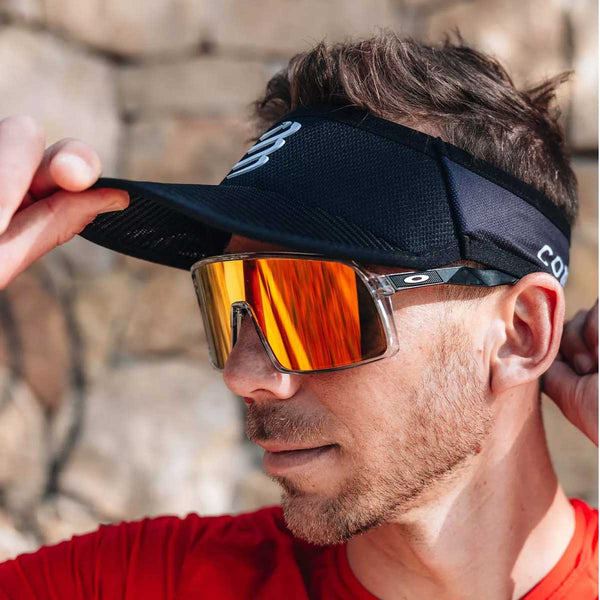 Compressport Visera Deportiva Spiderweb Ultralight Black