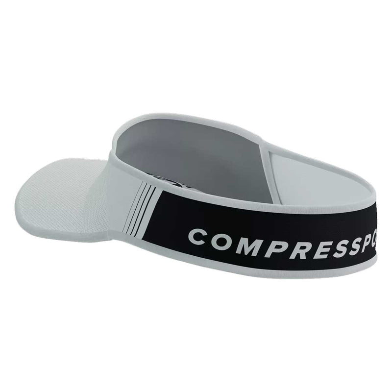 Compressport Visera Deportiva Visor Ultralight White Black