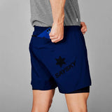 Short Deportivo Saysky 2 in 1 Pace 5 Pulgadas Navy Hombre