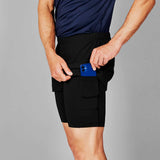 Short Deportivo Saysky 2 in 1 Pace 5 Pulgadas Negro Hombre