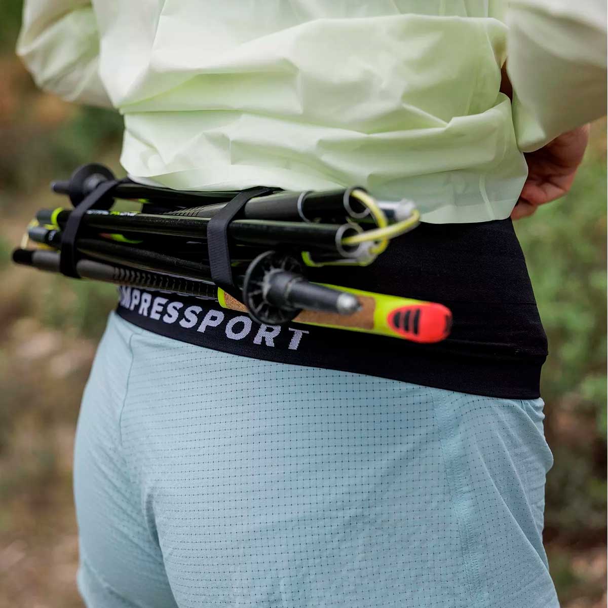 Cinturón de Running Compressport Free Belt Pro 2.0 Black White