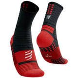 Calceta Compressport Pro Marathon Socks High Risk Red