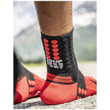 Calceta Compressport Pro Marathon Socks High Risk Red