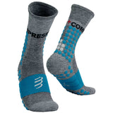 Calceta Compressport Ultra Trail Socks Grey Melange