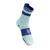 Calceta Compressport Pro Racing Socks V4.0 Run High Azul Oriente