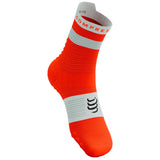 Calceta Compressport Pro Racing Socks V4.0 Run High Rojas