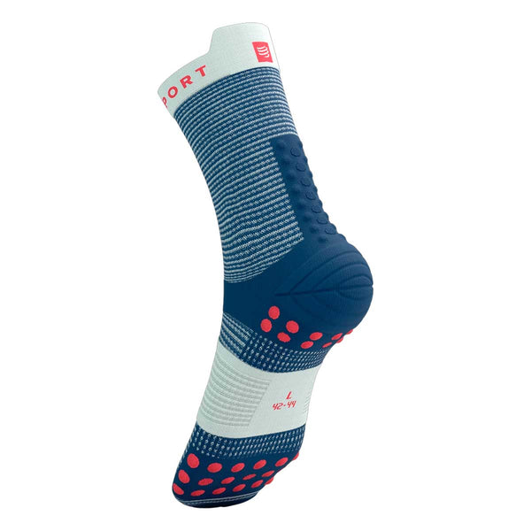 Calceta Compressport Pro Racing Socks V4.0 Run High Blues Sugar