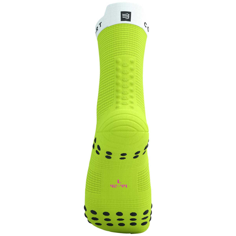 Calceta Compressport PRO RACING SOCKS V4 Run High Safe Yellow
