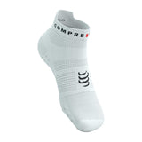 Calceta Compressport PRO RACING SOCKS V4L Run Low White