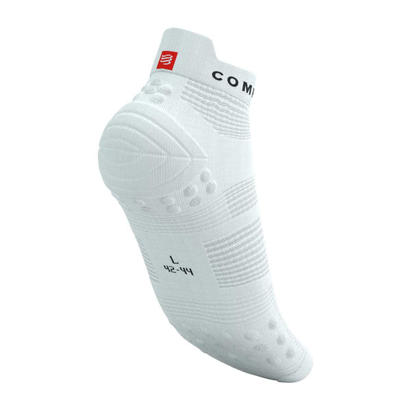 Calceta Compressport PRO RACING SOCKS V4L Run Low White