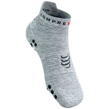 Calceta Compressport PRO RACING SOCKS V4L Run Low Grey Melange