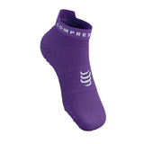 Calceta Compressport Pro Racing Socks V4.0 Run Low Lilac White