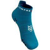 Calceta Compressport PRO RACING SOCKS V4L Run Low Mosaic Blue