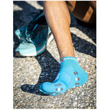 Calceta Compressport PRO RACING SOCKS V4L Run Low Mosaic Blue