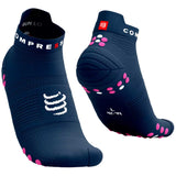 Calceta Compressport PRO RACING SOCKS V4L Run Low Mood Indigo