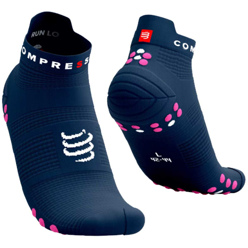Calceta Compressport PRO RACING SOCKS V4L Run Low Mood Indigo