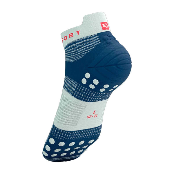 Calceta Compressport Pro Racing Socks V4.0 Run Low Blues Sugar