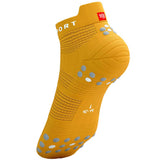 Calceta Compressport PRO RACING SOCKS V4L Run Low Citrus