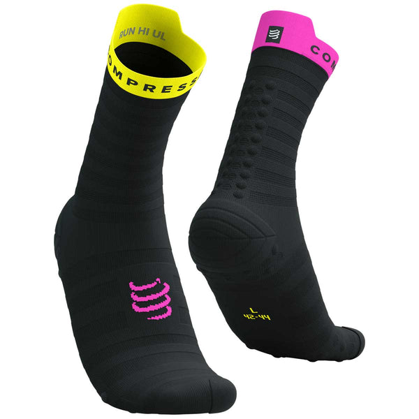 Calceta Compressport Pro Racing Socks v4.0 Ultralight Run High Black