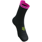Calceta Compressport Pro Racing Socks v4.0 Ultralight Run High Black