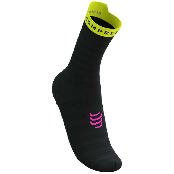 Calceta Compressport Pro Racing Socks v4.0 Ultralight Run High Black