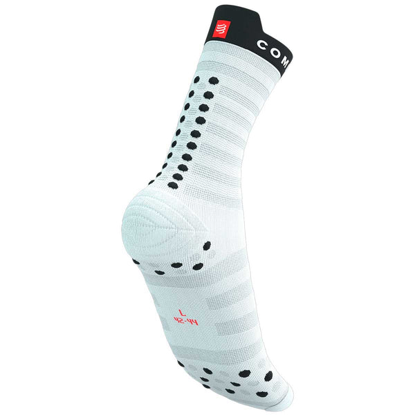 Calceta Compressport Pro Racing Socks V4.0 Ultralight Run High White