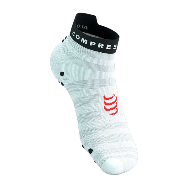 Calceta Compressport Pro Racing Socks V4.0 Ultralight Run Low White