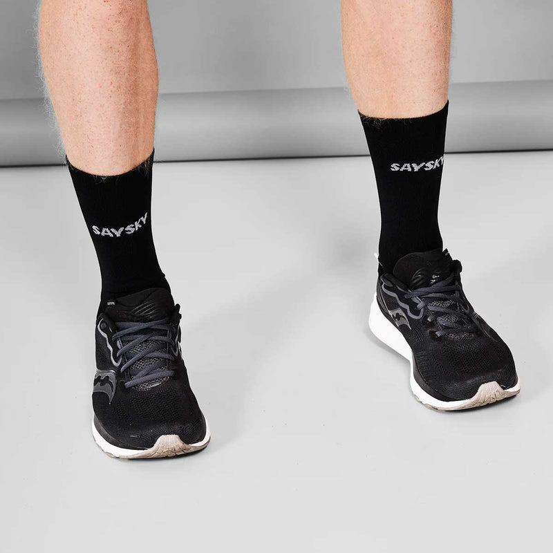 Calceta Deportiva Saysky Combat High Socks Negro Unisex