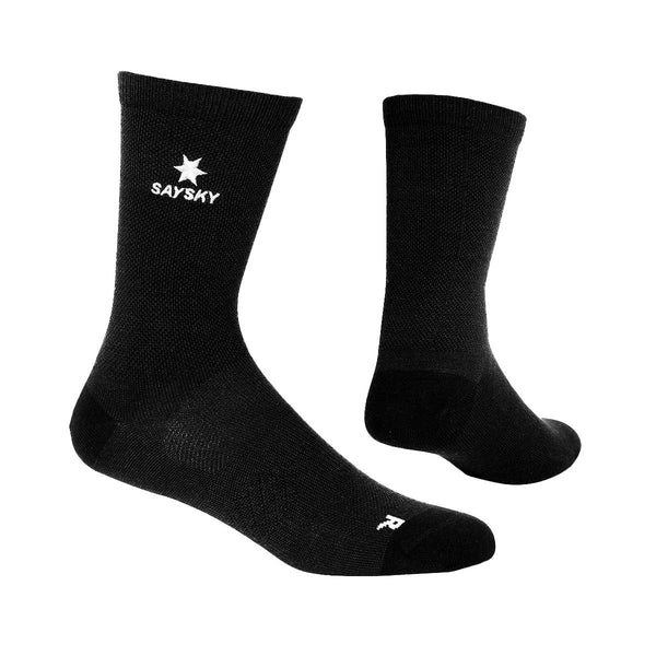 Calceta Deportiva Saysky Merino High Socks Negro Unisex