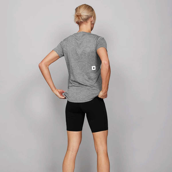 Playera Deportiva Saysky Clean Combat T-shirt Gris Mujer