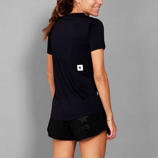 Playera Deportiva Saysky Clean Combat T-shirt Negro Mujer