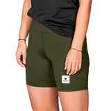 Short Deportivo Saysky Combat+ Short Tights 7" Verde Mujer