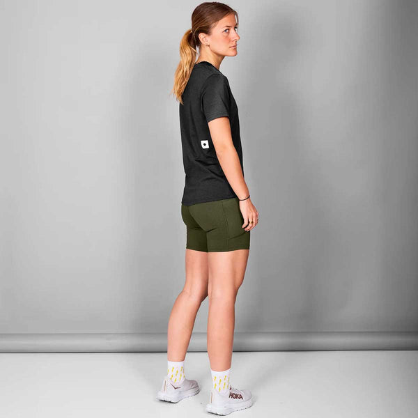 Short Deportivo Saysky Combat+ Short Tights 7" Verde Mujer
