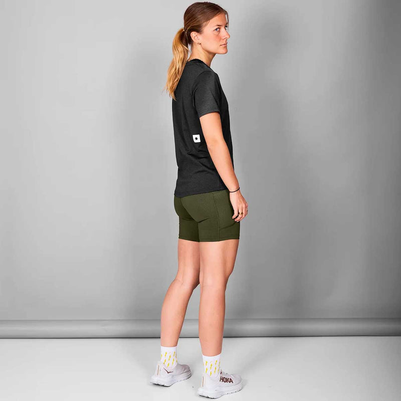 Short Deportivo Saysky Combat+ Short Tights 7" Verde Mujer