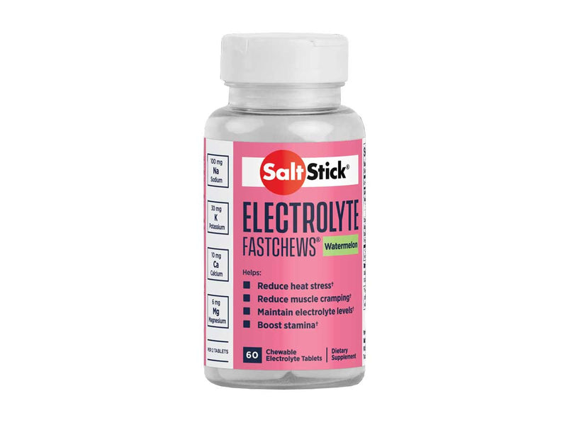 SaltStick FastChews 60 tabletas de sales minerales FastChews sabor Sandía
