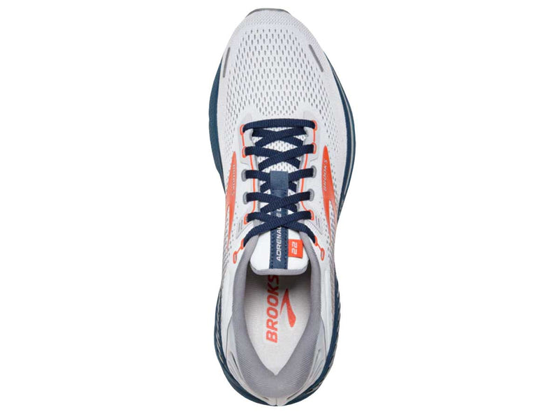 Tenis Running Brooks ADRENALINE GTS 22 Blanco Hombre