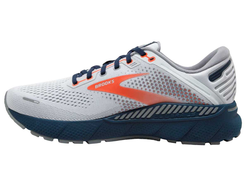 Tenis Running Brooks ADRENALINE GTS 22 Blanco Hombre