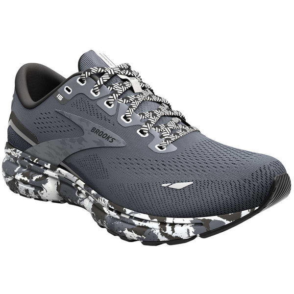 Tenis Brooks Running GHOST 15 Gris Negro Hombre