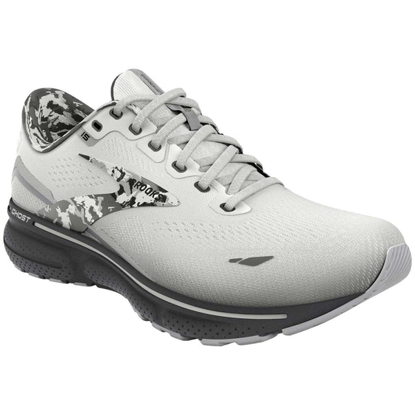 Tenis Brooks Running GHOST 15 Blanco Negro Hombre
